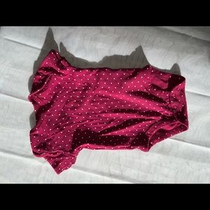 Maroon onesie